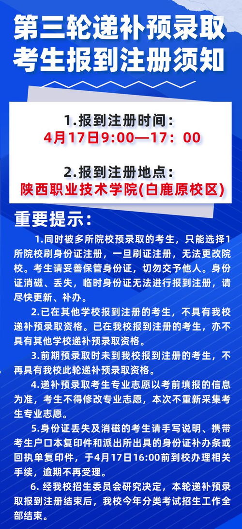 陜西職業(yè)技術學院2026年分類考試第三輪遞補預錄取工作公告 技術服務與技術轉讓的推進與機遇